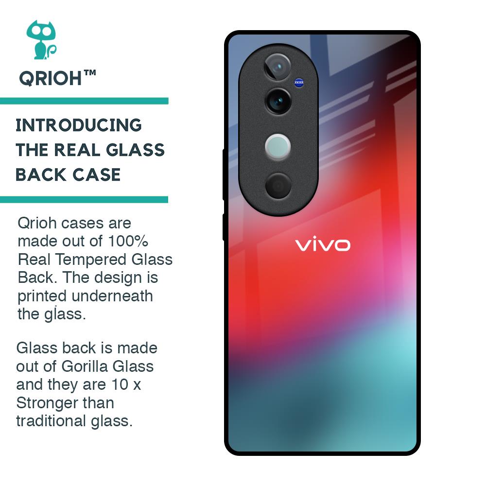 Ombre Gradient Glass Case for Vivo V40 5G