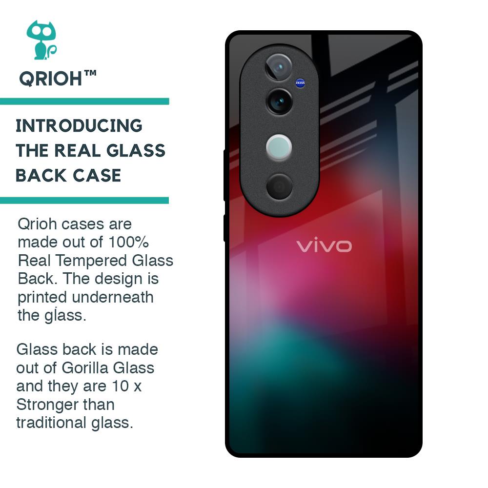 Mystere Red Glass Case for Vivo V40 5G