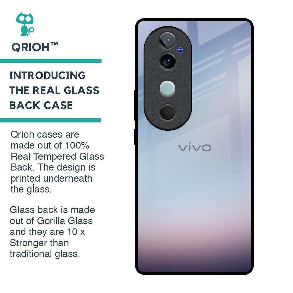 Light Sky Texture Glass Case for Vivo V40 5G