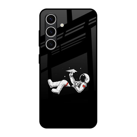 Space Traveller Samsung Galaxy S24 FE 5G Glass Back Cover Online