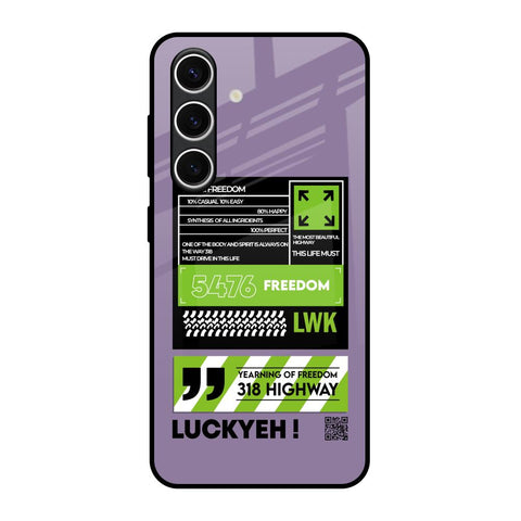Run & Freedom Samsung Galaxy S24 FE 5G Glass Back Cover Online