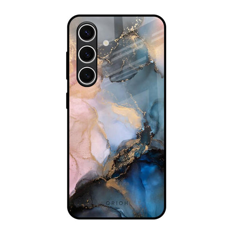 Marble Ink Abstract Samsung Galaxy S24 FE 5G Glass Back Cover Online