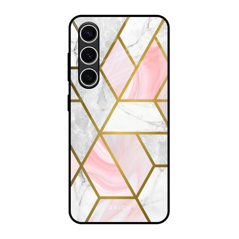 Geometrical Marble Samsung Galaxy S24 FE 5G Glass Back Cover Online