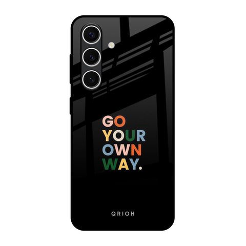 Go Your Own Way Samsung Galaxy S24 FE 5G Glass Back Cover Online