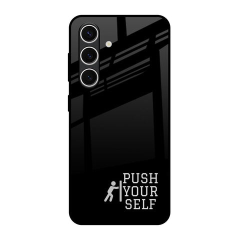 Push Your Self Samsung Galaxy S24 FE 5G Glass Back Cover Online