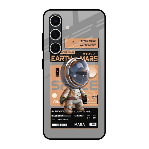 Space Ticket Samsung Galaxy S24 FE 5G Glass Back Cover Online