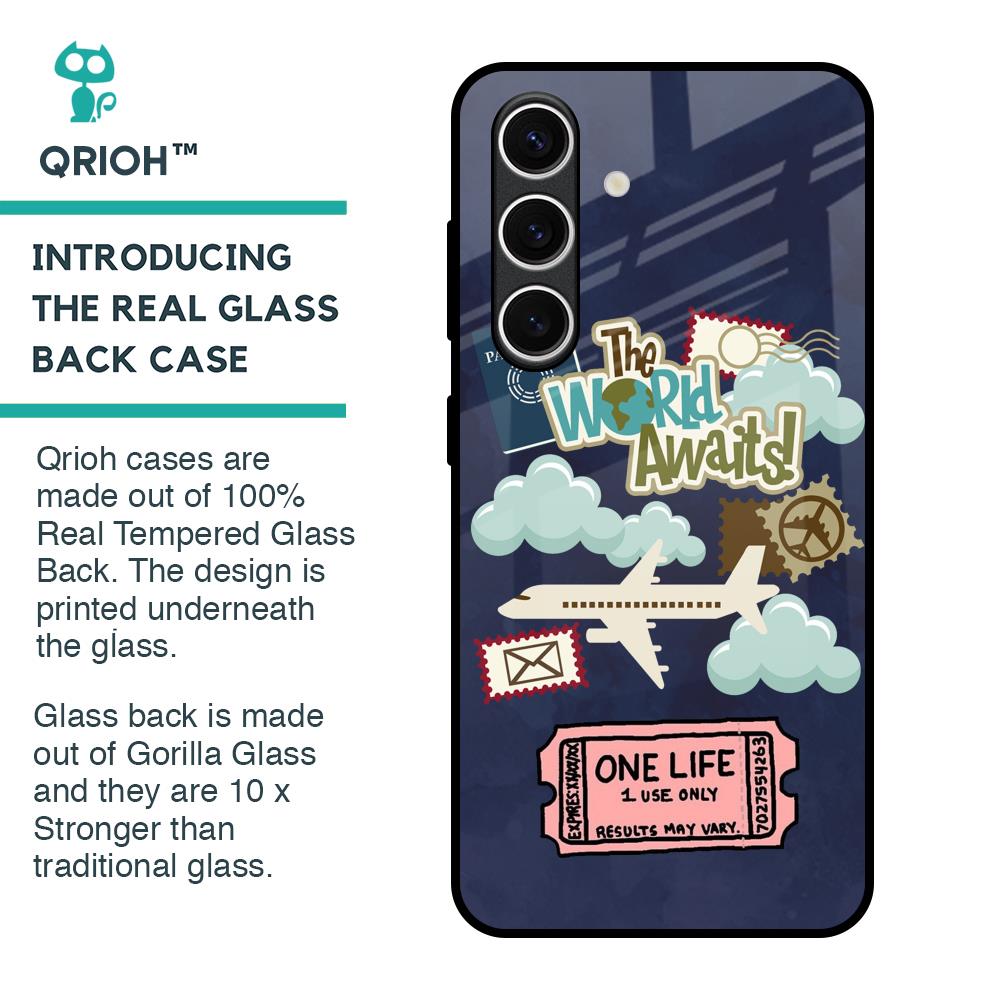 Tour The World Glass Case For Samsung Galaxy S24 FE 5G