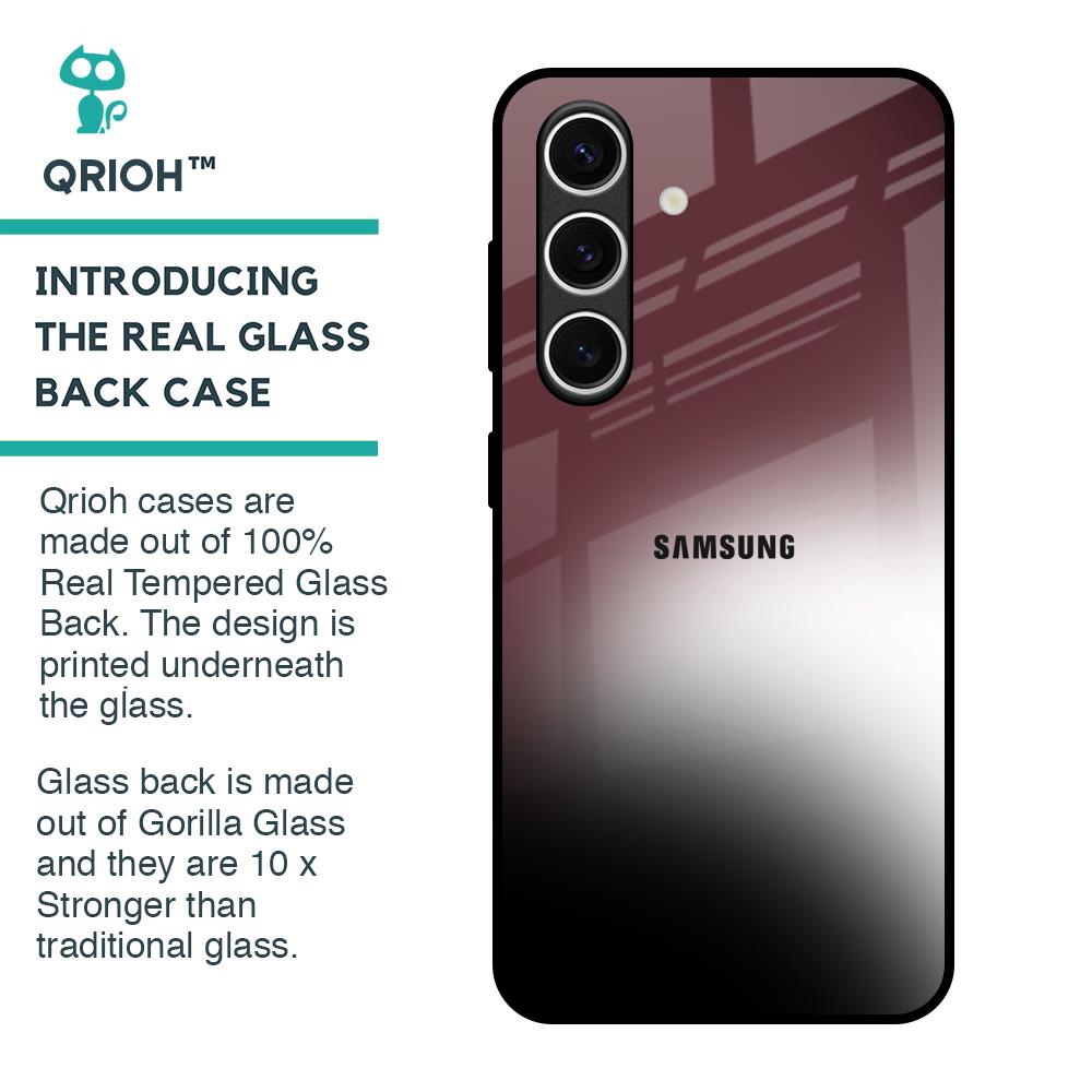 Soft Blur Glass Case for Samsung Galaxy S24 FE 5G