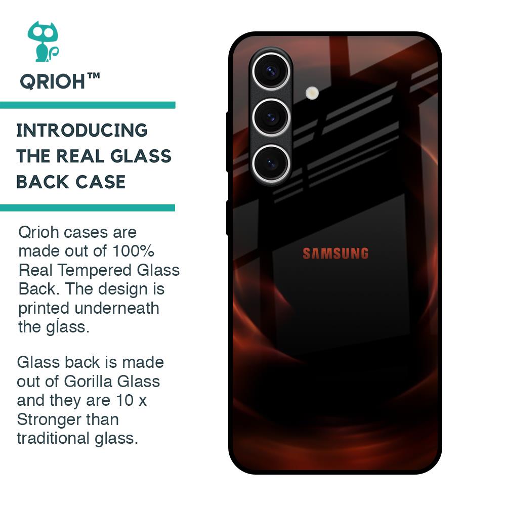 Evil Fire Glass Case for Samsung Galaxy S24 FE 5G