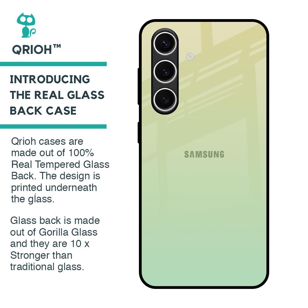 Mint Green Gradient Glass Case for Samsung Galaxy S24 FE 5G