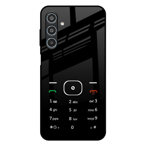 Classic Keypad Pattern Samsung Galaxy M35 5G Glass Back Cover Online