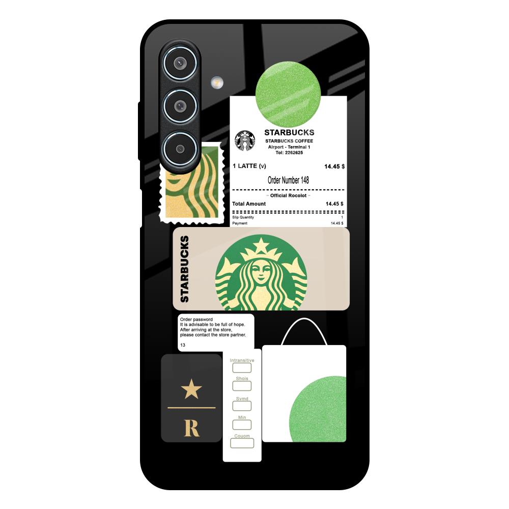 Coffee Latte Samsung Galaxy M35 5G Glass Back Cover Online