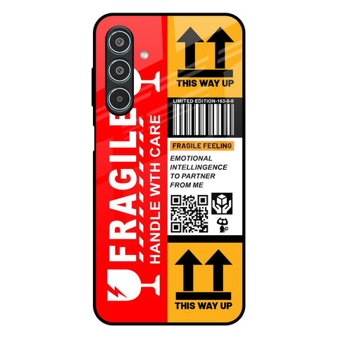 Handle With Care Samsung Galaxy M35 5G Glass Back Cover Online