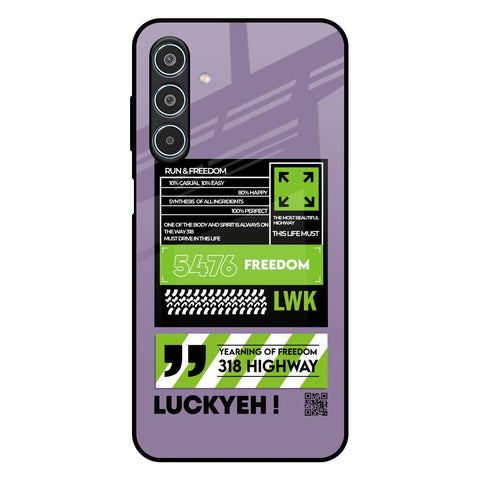 Run & Freedom Samsung Galaxy M35 5G Glass Back Cover Online