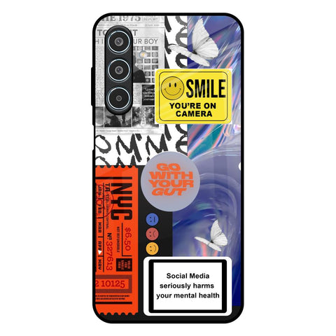 Smile for Camera Samsung Galaxy M35 5G Glass Back Cover Online