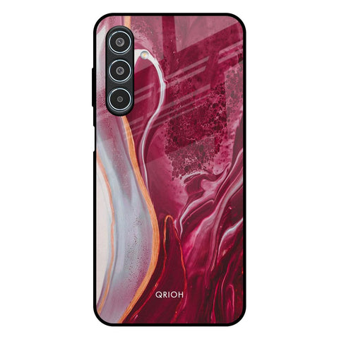 Crimson Ruby Samsung Galaxy M35 5G Glass Back Cover Online