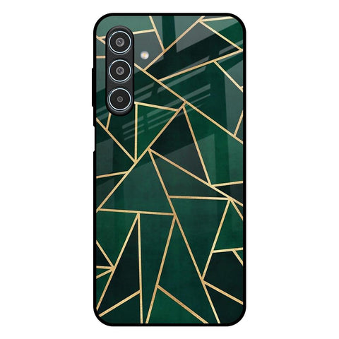 Abstract Green Samsung Galaxy M35 5G Glass Back Cover Online