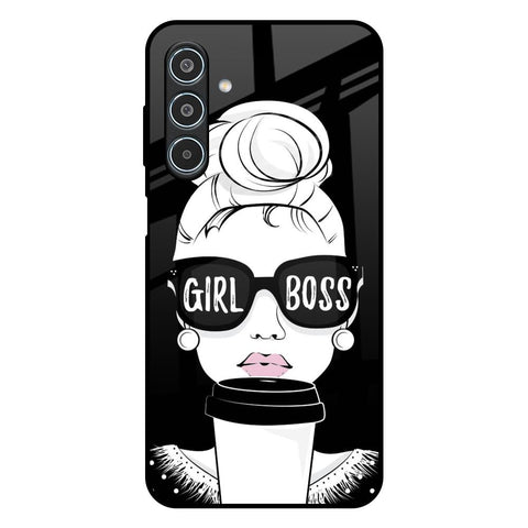 Girl Boss Samsung Galaxy M35 5G Glass Back Cover Online