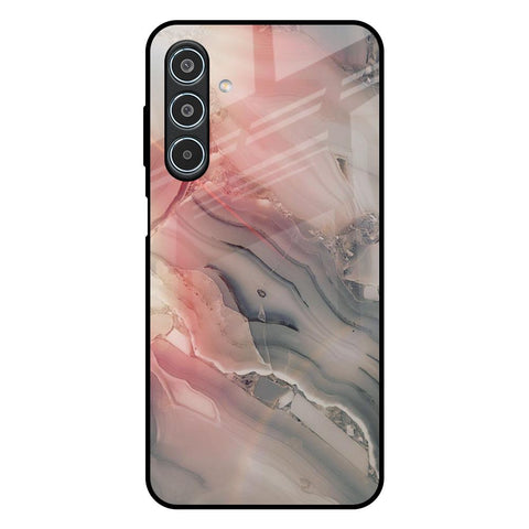 Pink And Grey Marble Samsung Galaxy M35 5G Glass Back Cover Online