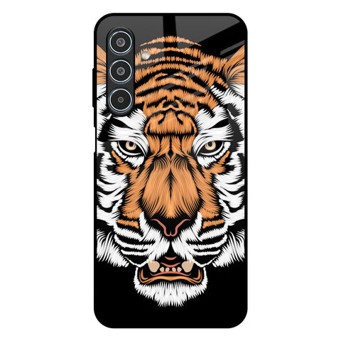 Angry Tiger Samsung Galaxy M35 5G Glass Back Cover Online