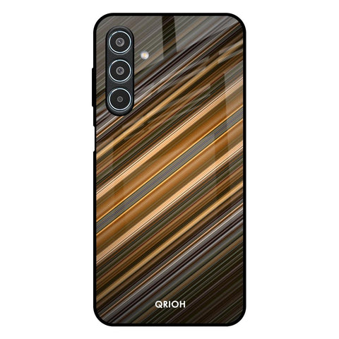 Diagonal Slash Pattern Samsung Galaxy M35 5G Glass Back Cover Online