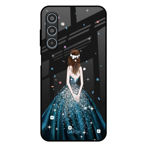 Queen Of Fashion Samsung Galaxy M35 5G Glass Back Cover Online
