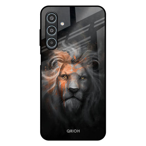Devil Lion Samsung Galaxy M35 5G Glass Back Cover Online