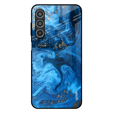 Gold Sprinkle Samsung Galaxy M35 5G Glass Back Cover Online