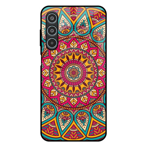 Elegant Mandala Samsung Galaxy M35 5G Glass Back Cover Online