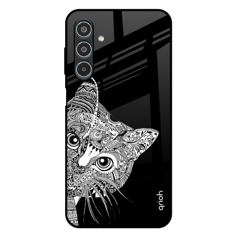 Kitten Mandala Samsung Galaxy M35 5G Glass Back Cover Online