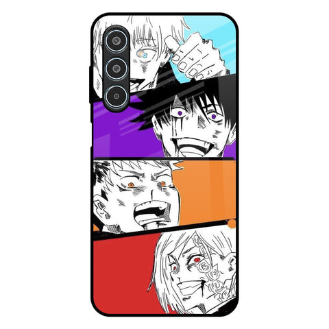 Anime Sketch Samsung Galaxy M35 5G Glass Back Cover Online