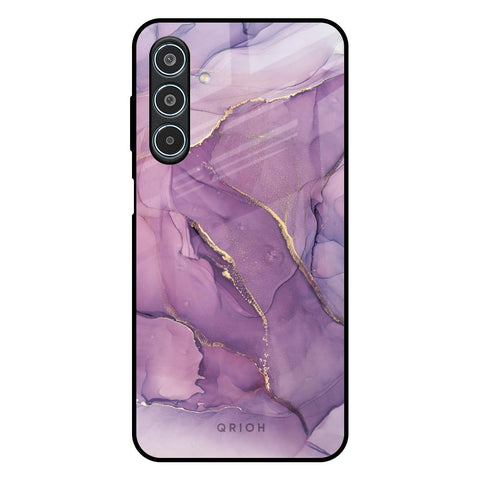 Purple Gold Marble Samsung Galaxy M35 5G Glass Back Cover Online
