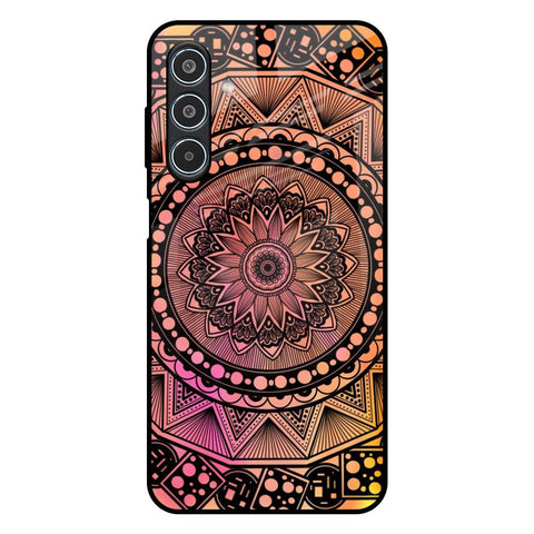 Floral Mandala Samsung Galaxy M35 5G Glass Back Cover Online