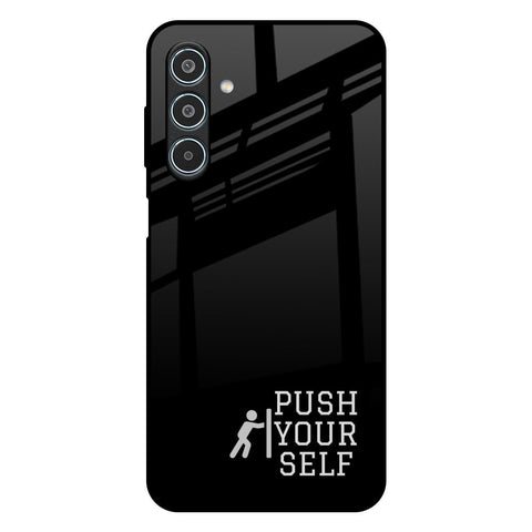 Push Your Self Samsung Galaxy M35 5G Glass Back Cover Online
