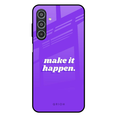 Make it Happen Samsung Galaxy M35 5G Glass Back Cover Online