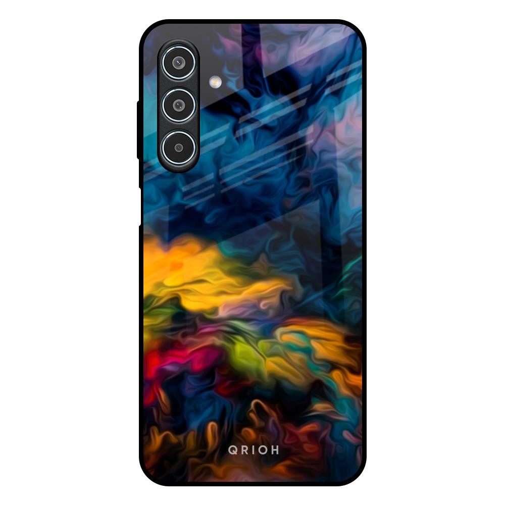 Multicolor Oil Painting Samsung Galaxy M35 5G Glass Back Cover Online