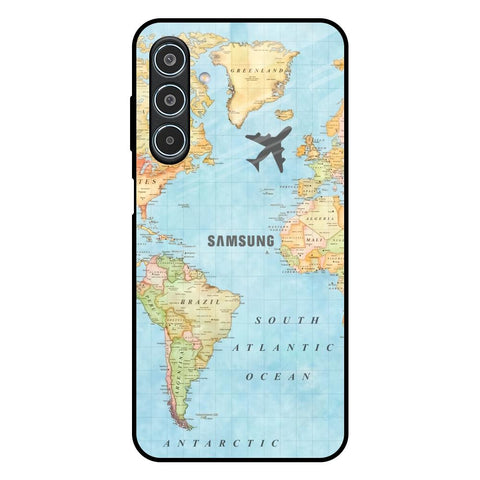 Fly Around The World Samsung Galaxy M35 5G Glass Back Cover Online