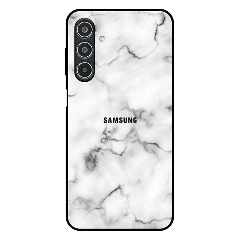 Satin White Marble Samsung Galaxy M35 5G Glass Back Cover Online