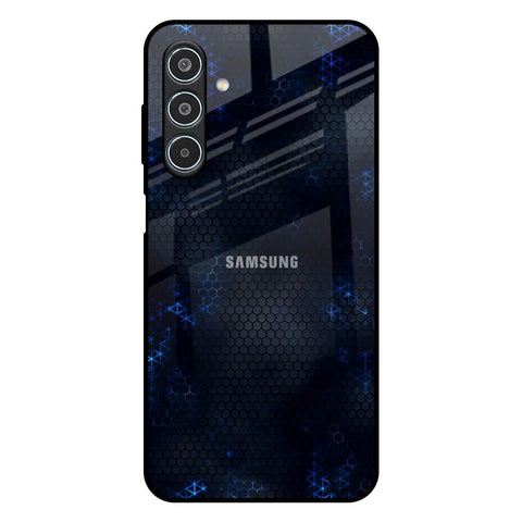 Blue Hues Samsung Galaxy M35 5G Glass Back Cover Online