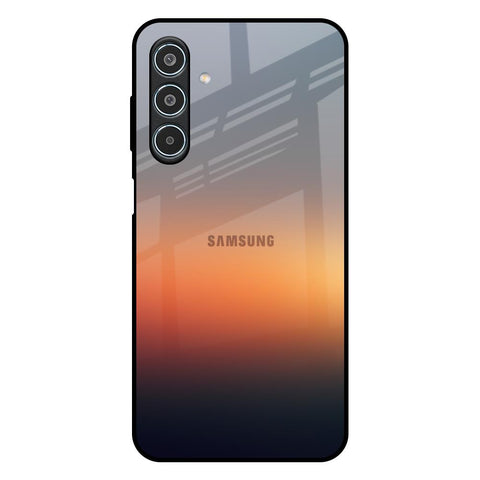 Aesthetic Orange Samsung Galaxy M35 5G Glass Back Cover Online