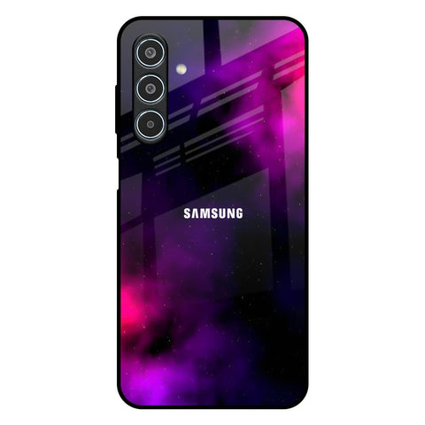 Pink Galaxy Samsung Galaxy M35 5G Glass Back Cover Online