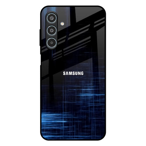 Blue Scratch Samsung Galaxy M35 5G Glass Back Cover Online