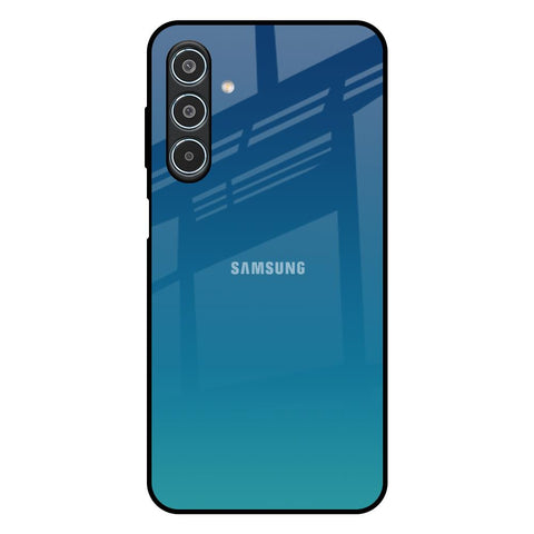 Celestial Blue Samsung Galaxy M35 5G Glass Back Cover Online