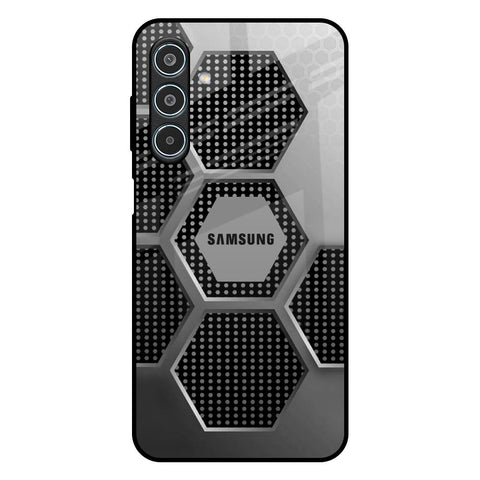 Hexagon Style Samsung Galaxy M35 5G Glass Back Cover Online
