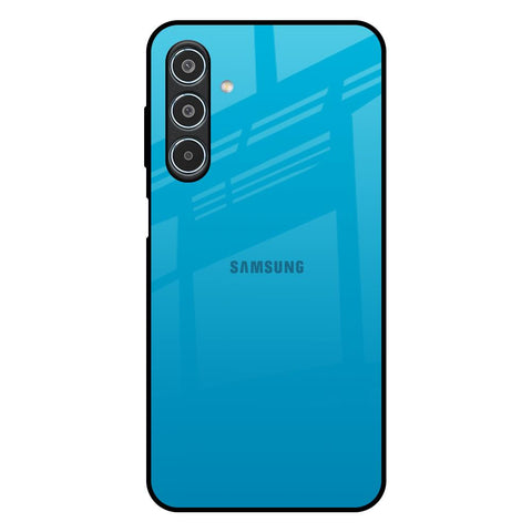 Blue Aqua Samsung Galaxy M35 5G Glass Back Cover Online