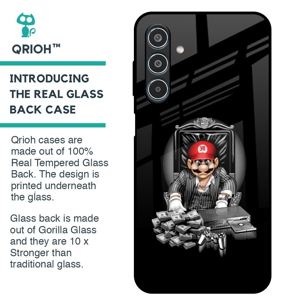 Dark Secret Glass Case for Samsung Galaxy M35 5G