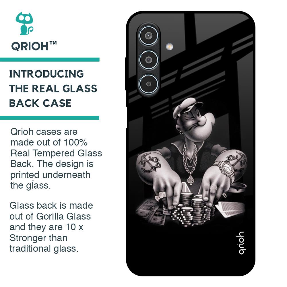 Gambling Problem Glass Case For Samsung Galaxy M35 5G
