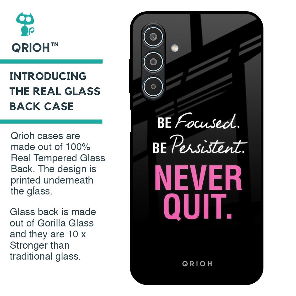 Be Focused Glass Case for Samsung Galaxy M35 5G
