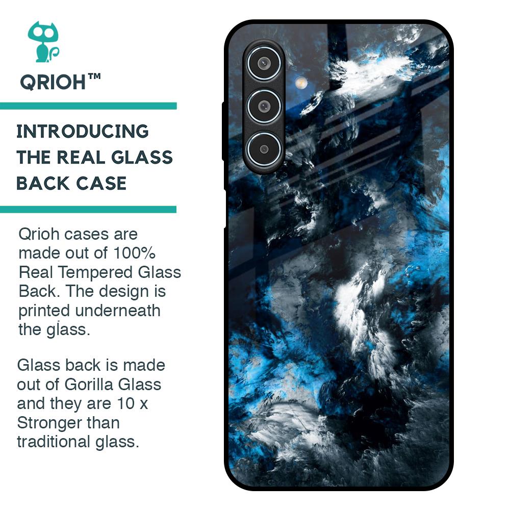 Cloudy Dust Glass Case for Samsung Galaxy M35 5G