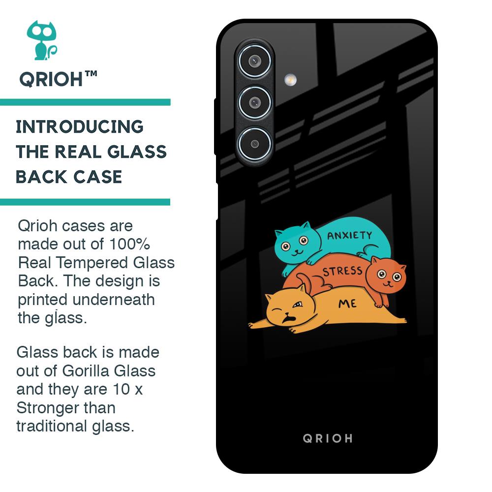 Anxiety Stress Glass Case for Samsung Galaxy M35 5G